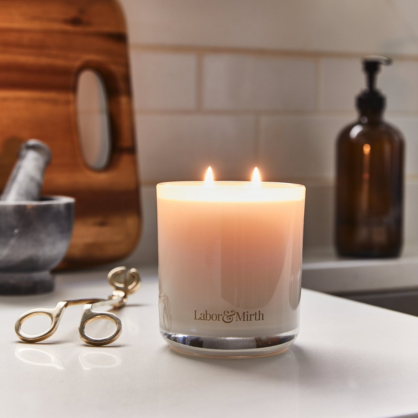 burning candle