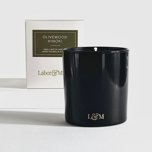 Olivewood Hinoki 8oz. Limited Edition Candle