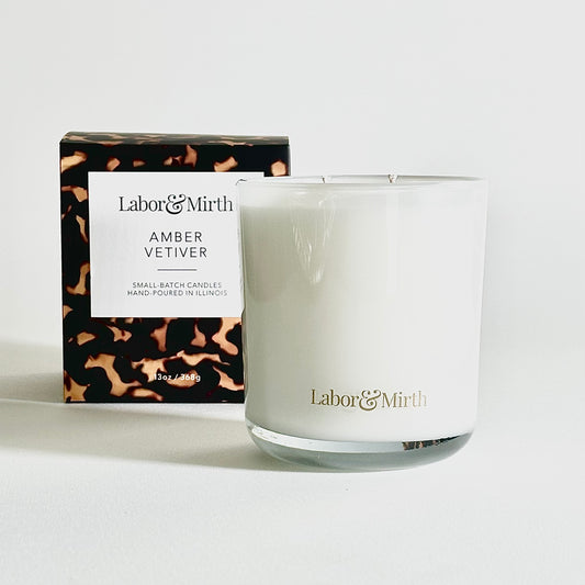 Amber Vetiver 13oz. Scented Candle
