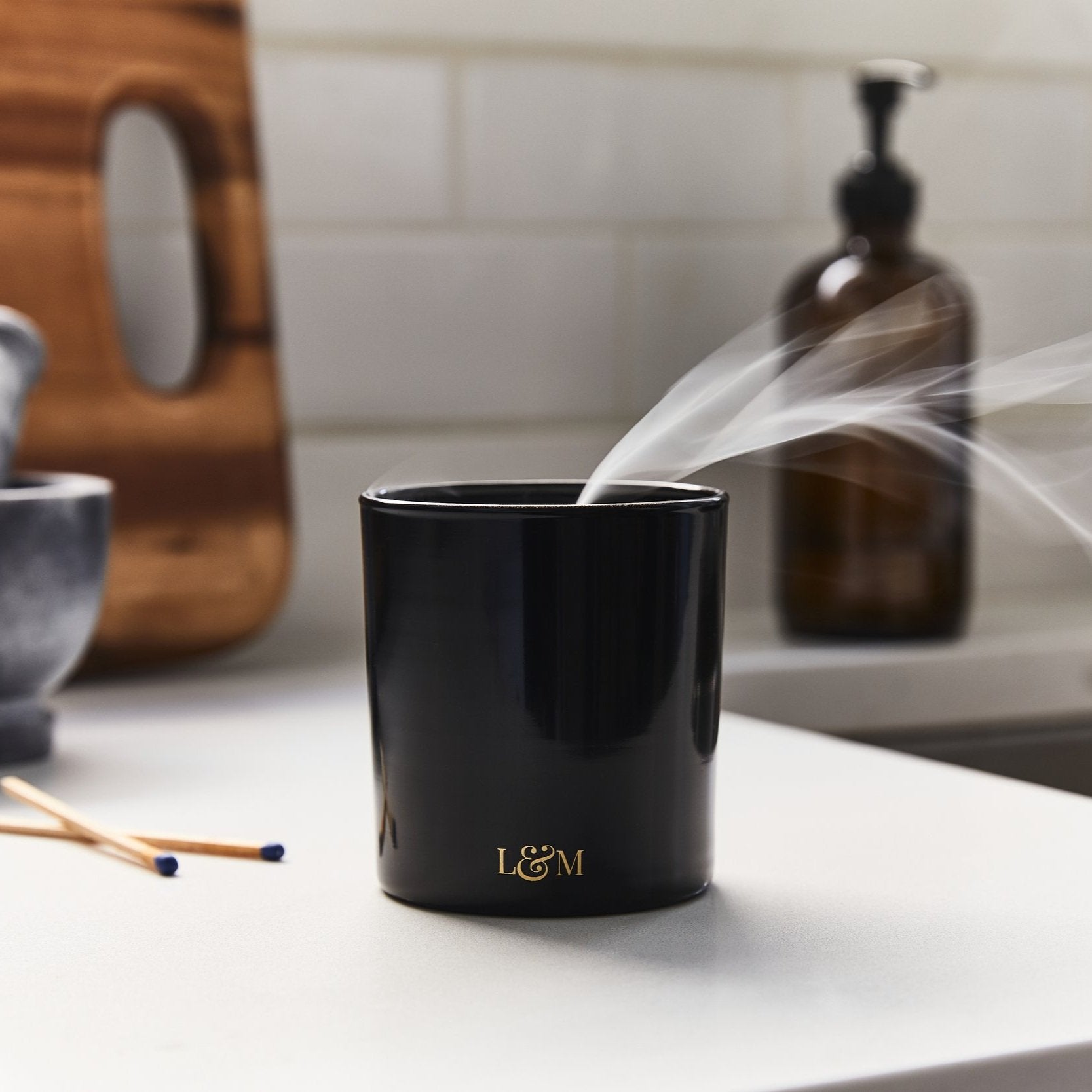 l and m black