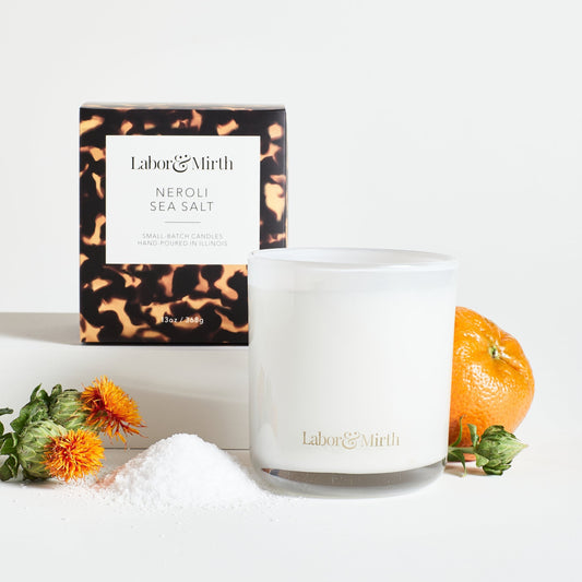 neroli sea salt candle