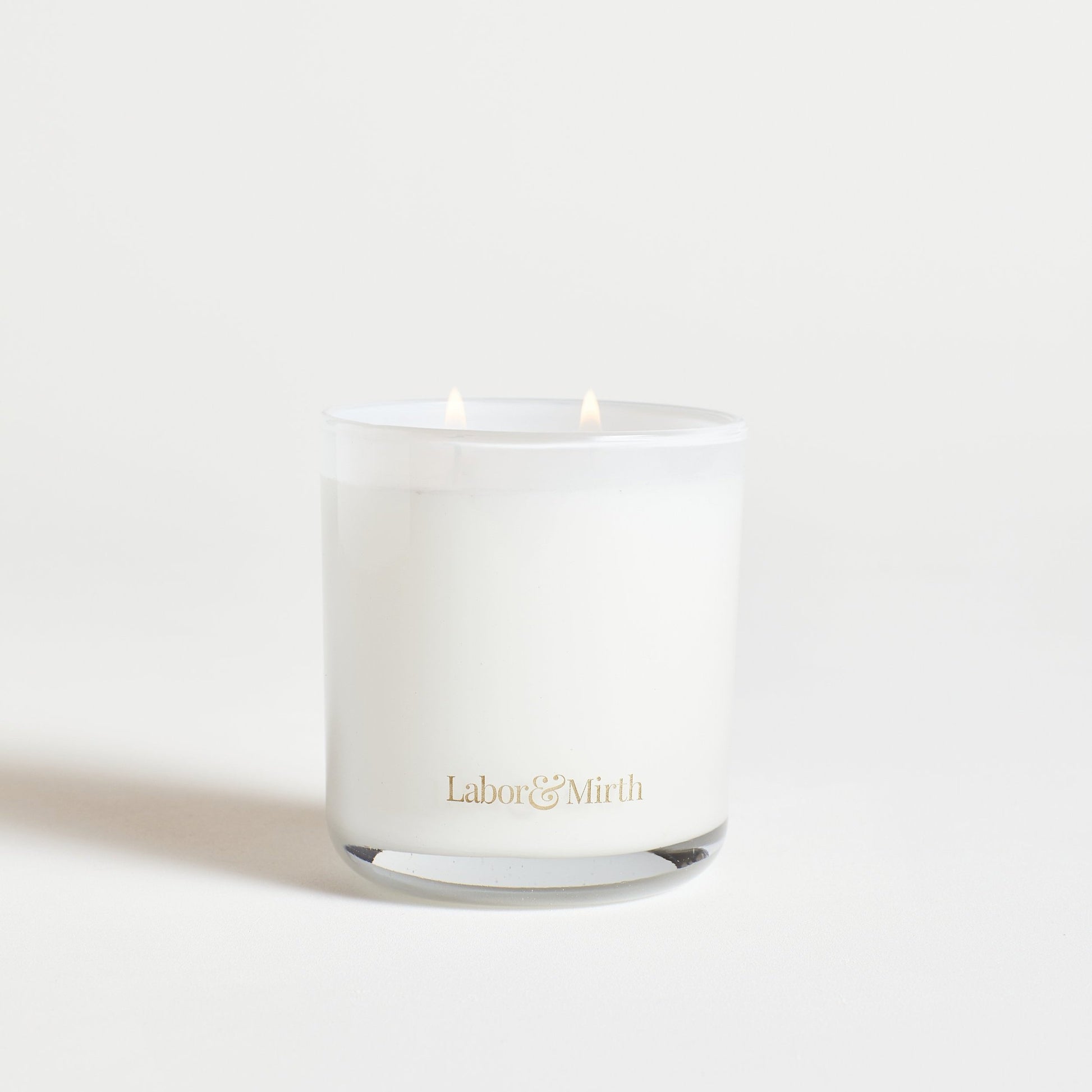 white candle burning